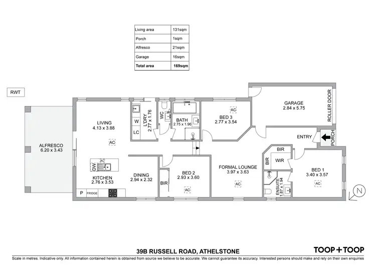 Floorplan of Homely house listing, 39b Russell Road, Athelstone SA 5076
