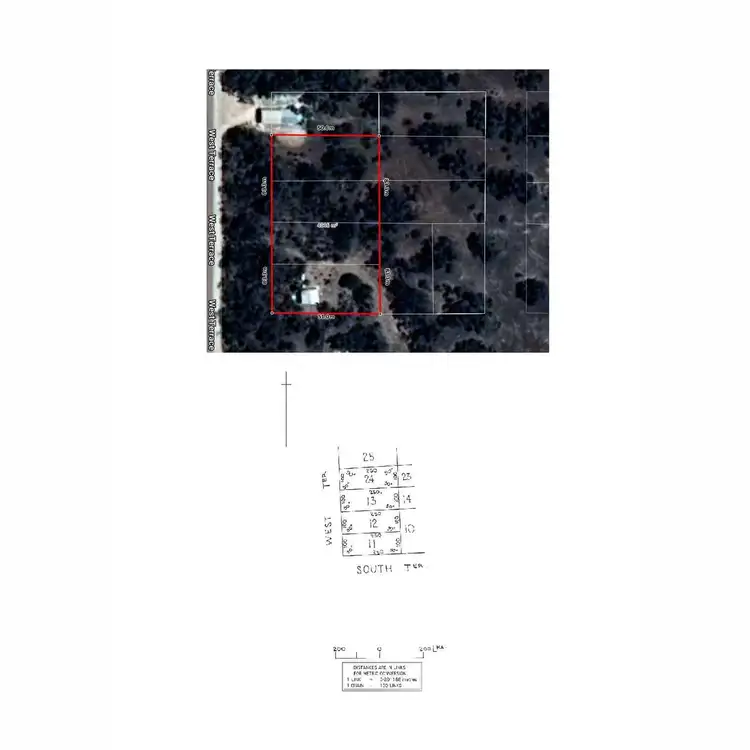 Floorplan of Homely land listing, 1-4 West Terrace, Cunliffe SA 5554