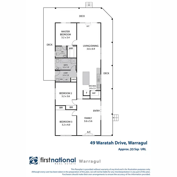 Floorplan of Homely house listing, 49 Waratah Drive, Warragul VIC 3820