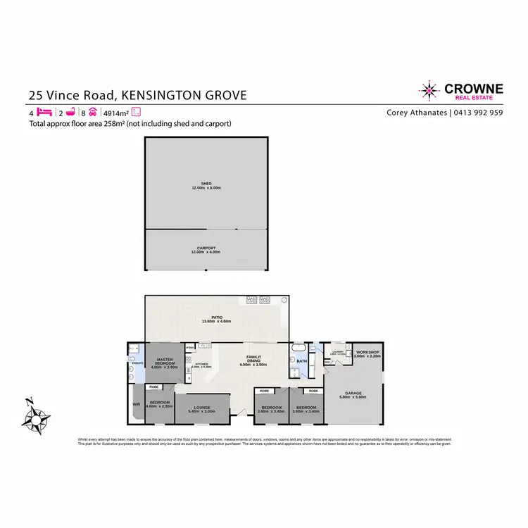 Floorplan of Homely house listing, 25 Vince Road, Kensington Grove QLD 4341