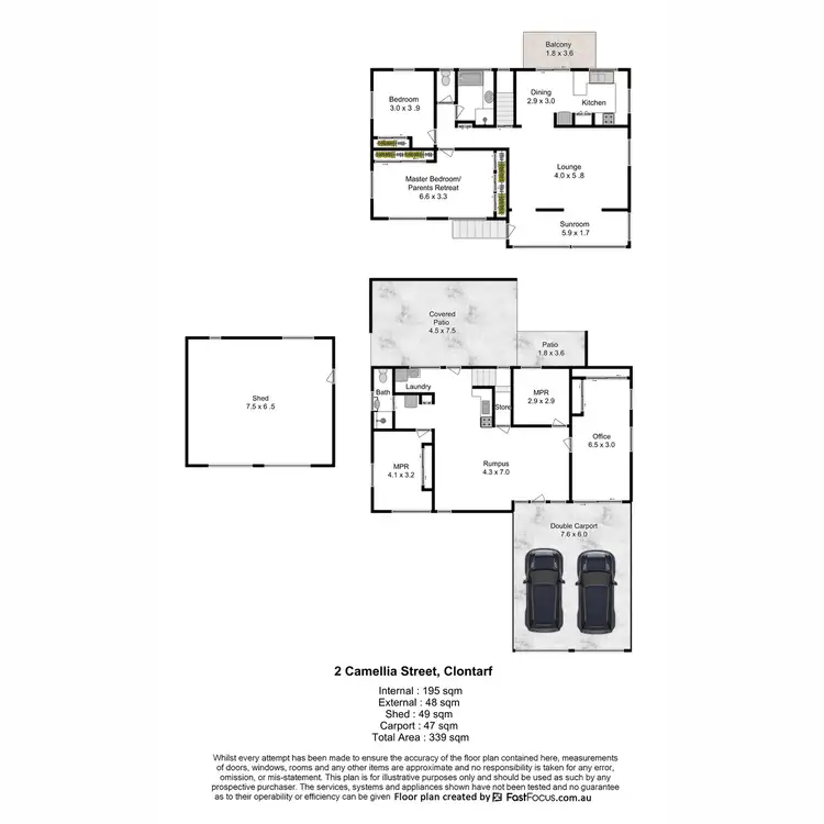 Floorplan of Homely house listing, 2 Camellia Street, Clontarf QLD 4019