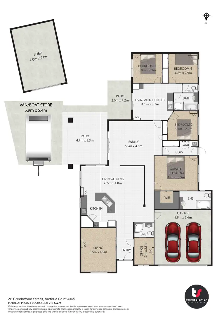 Floorplan of Homely house listing, 26 Creekwood Street, Victoria Point QLD 4165