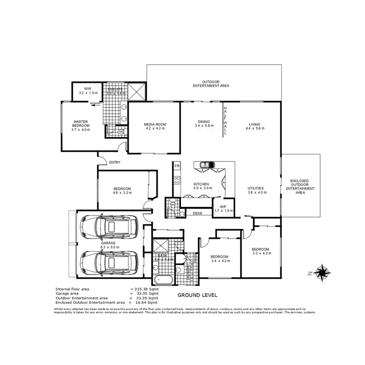 Floorplan of Homely house listing, 8 Tarlington Street, Middle Ridge QLD 4350