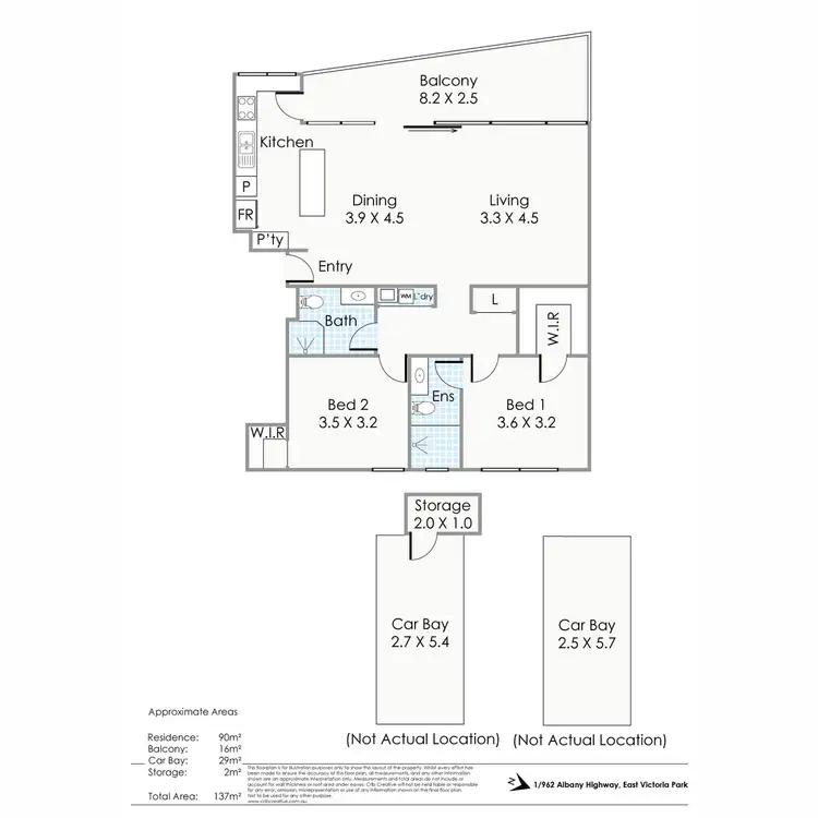 Floorplan of Homely apartment listing, 1/962 Albany Highway, East Victoria Park WA 6101