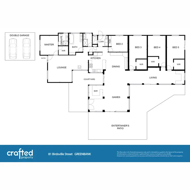 Floorplan of Homely house listing, 81 Birdsville Street, Greenbank QLD 4124