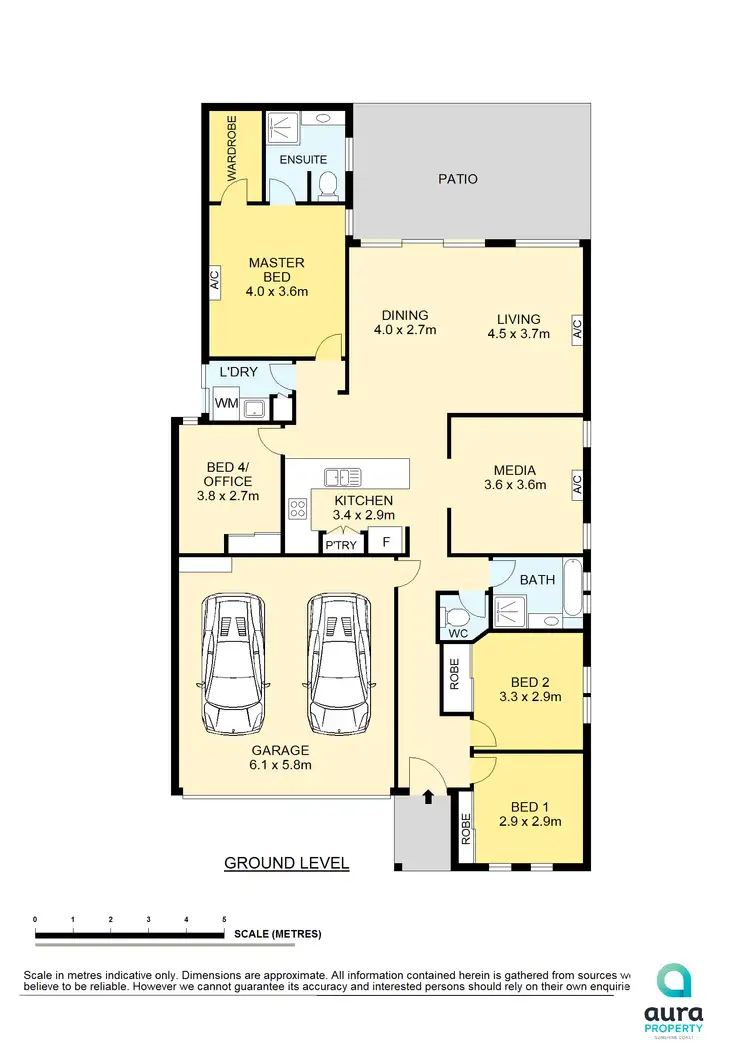 Floorplan of Homely house listing, 20 Emerald Drive, Caloundra West QLD 4551