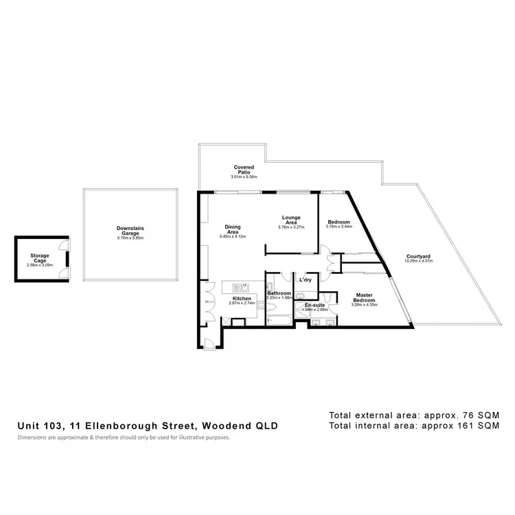 Floorplan of Homely unit listing, 103/11 Ellenborough Street, Woodend QLD 4305