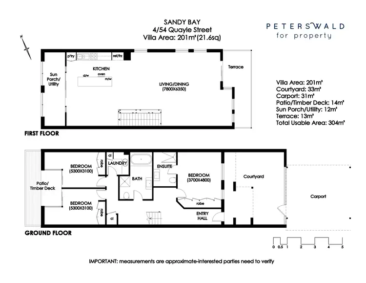 Floorplan of Homely apartment listing, 4/54 Quayle Street, Sandy Bay TAS 7005