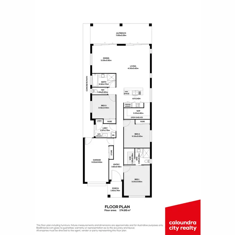 Floorplan of Homely house listing, 5 Hulme Street, Palmview QLD 4553