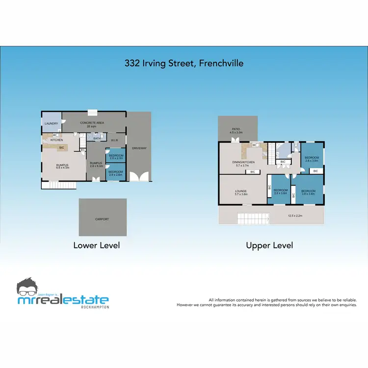 Floorplan of Homely house listing, 332 Irving Avenue, Frenchville QLD 4701