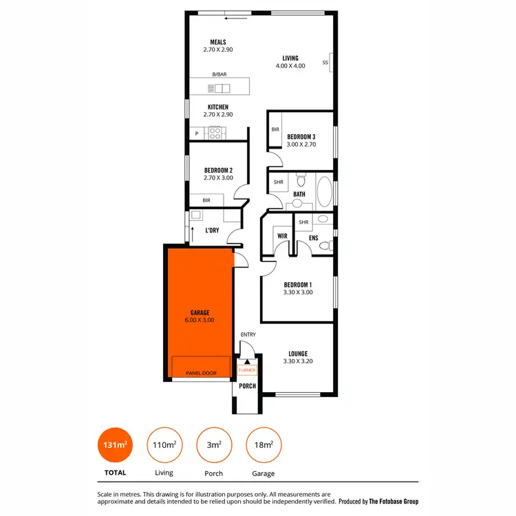 Floorplan of Homely house listing, 61 Peerless Road, Munno Para West SA 5115