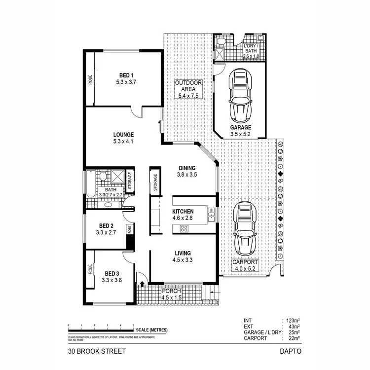Floorplan of Homely house listing, 30 Brook Street, Dapto NSW 2530