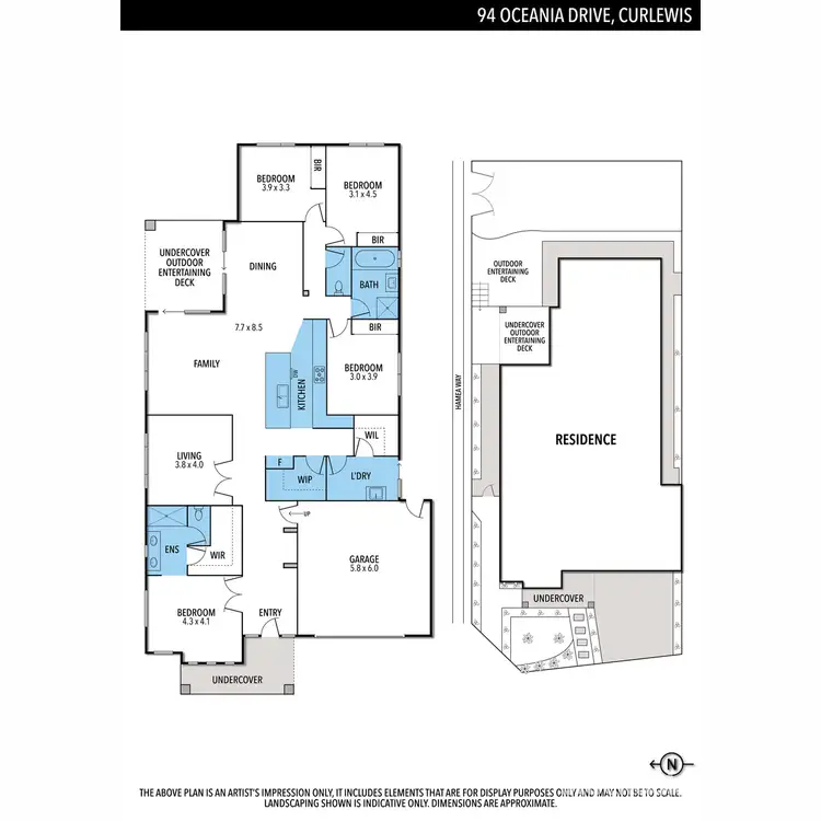 Floorplan of Homely house listing, 94 Oceania Drive, Curlewis VIC 3222