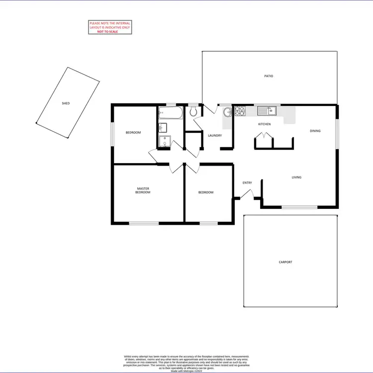 Floorplan of Homely house listing, 12 Palin Court, Langford WA 6147