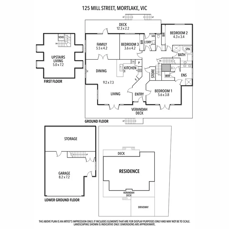 Floorplan of Homely house listing, 125 Mill Street, Mortlake VIC 3272