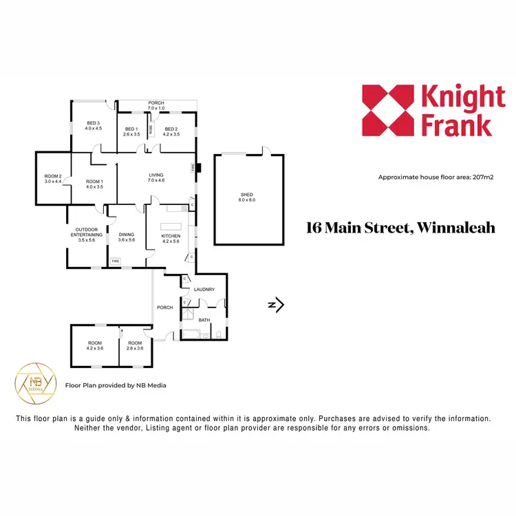 Floorplan of Homely house listing, 16 Main Street, Winnaleah TAS 7265