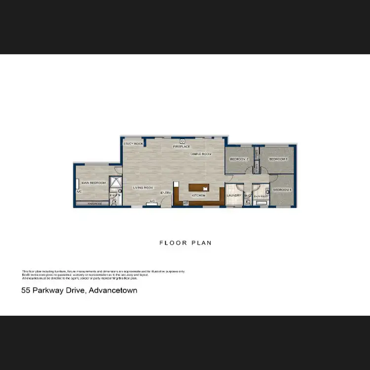 Floorplan of Homely house listing, 55 Parkway Drive, Advancetown QLD 4211