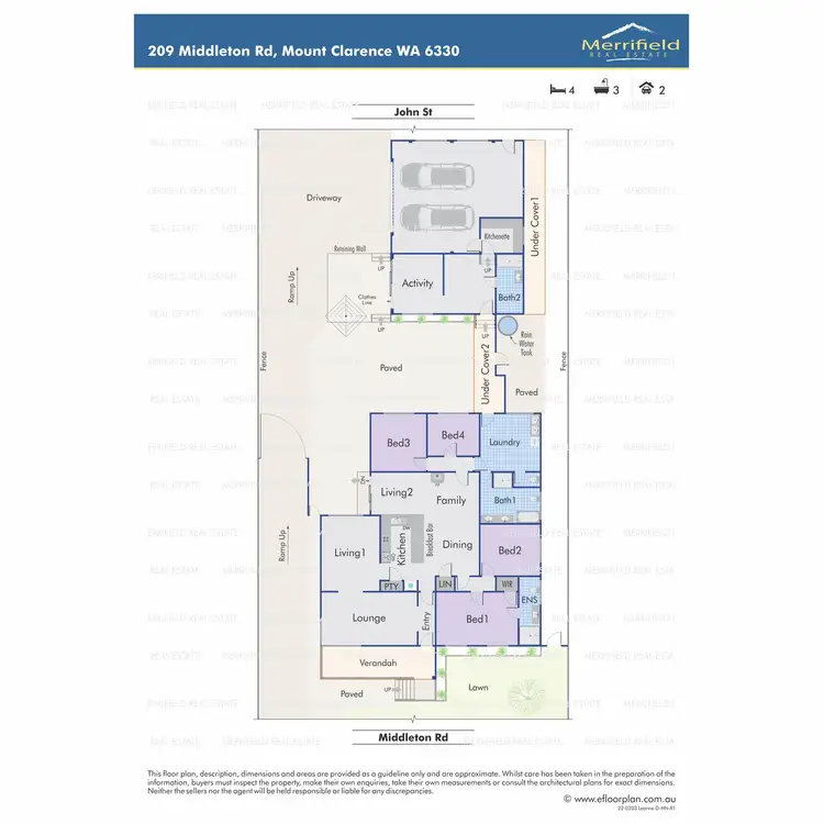 Floorplan of Homely house listing, 209 Middleton Road, Mount Clarence WA 6330