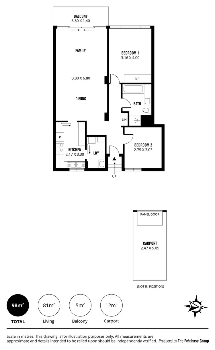 Floorplan of Homely apartment listing, 11/23 Colley Terrace, Glenelg SA 5045