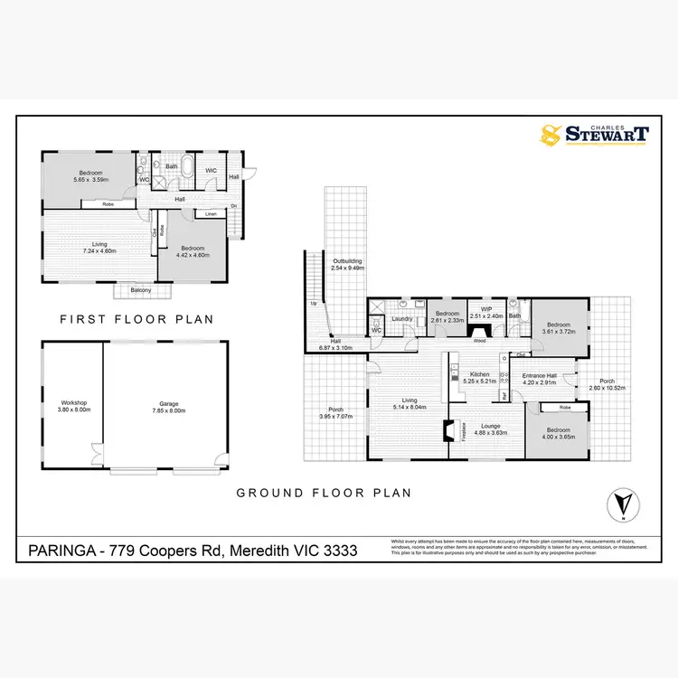 Floorplan of Homely rural property listing, 779 Coopers Road, Meredith VIC 3333