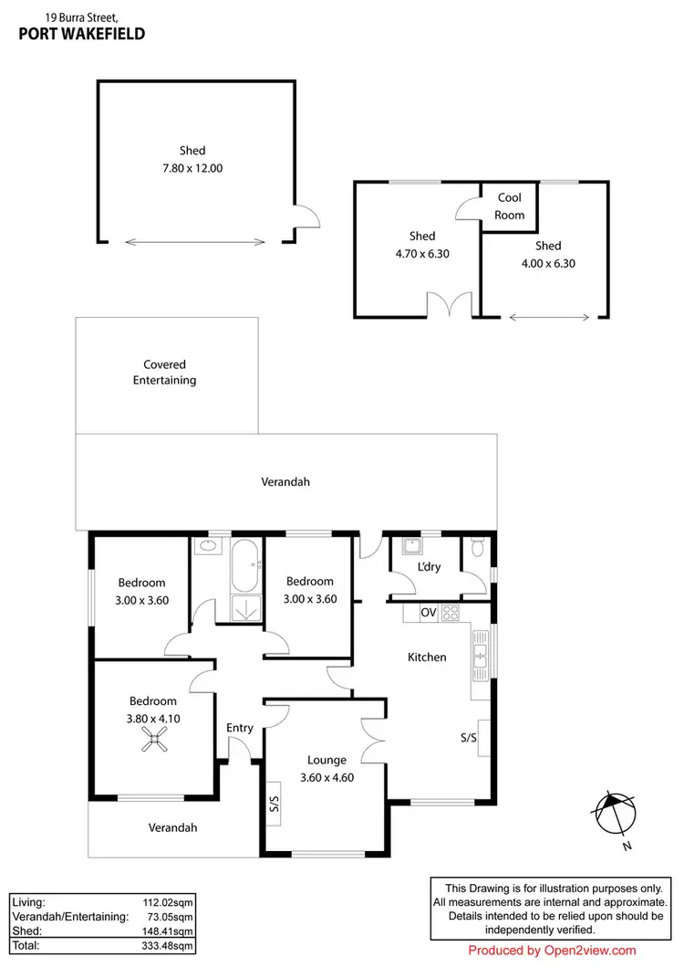 Floorplan of Homely house listing, 19 Burra Street, Port Wakefield SA 5550