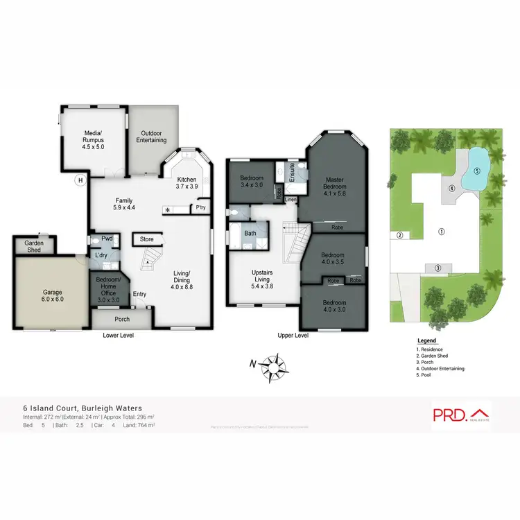 Floorplan of Homely house listing, 6 Islander Crt, Burleigh Waters QLD 4220