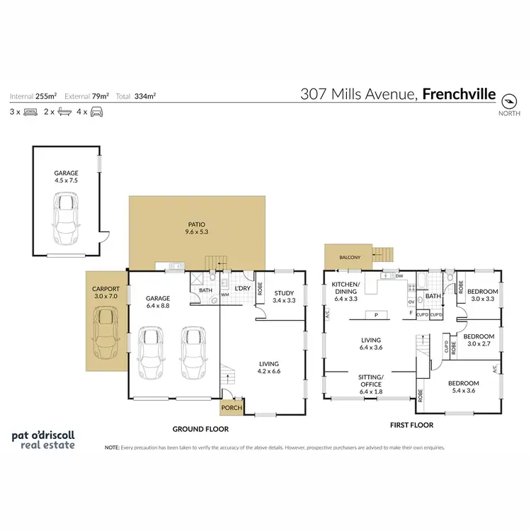 Floorplan of Homely house listing, 307 Mills Avenue, Frenchville QLD 4701