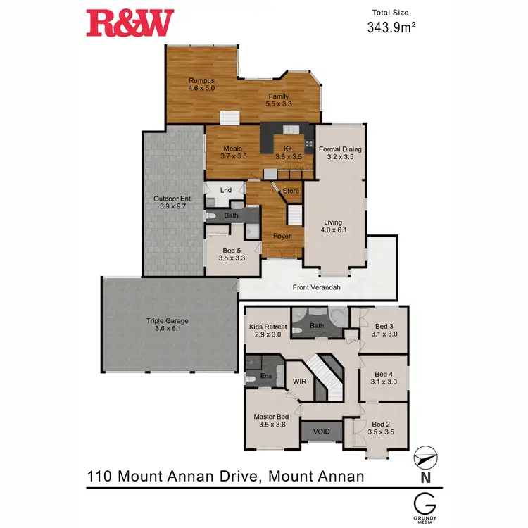 Floorplan of Homely house listing, 110 Mount Annan Drive, Mount Annan NSW 2567