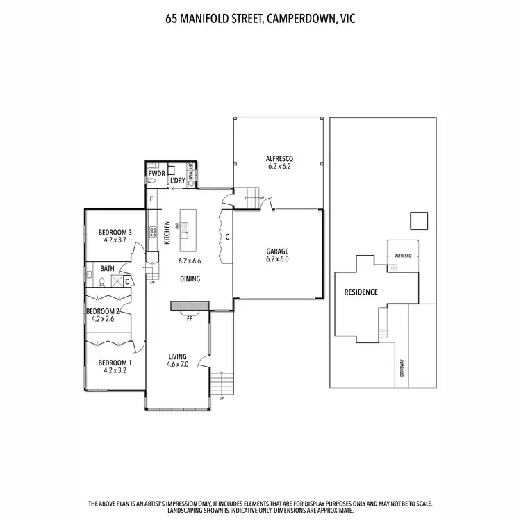 Floorplan of Homely house listing, 65 Manifold Street, Camperdown VIC 3260