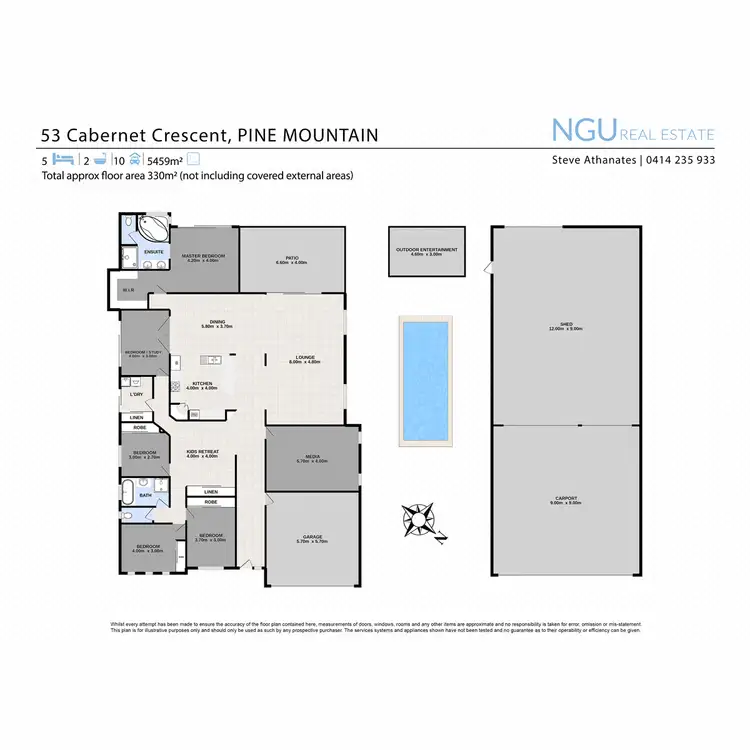 Floorplan of Homely house listing, 53 Cabernet Crescent, Pine Mountain QLD 4306