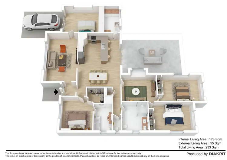 Floorplan of Homely house listing, 1 Correa Place, Mooloolaba QLD 4557