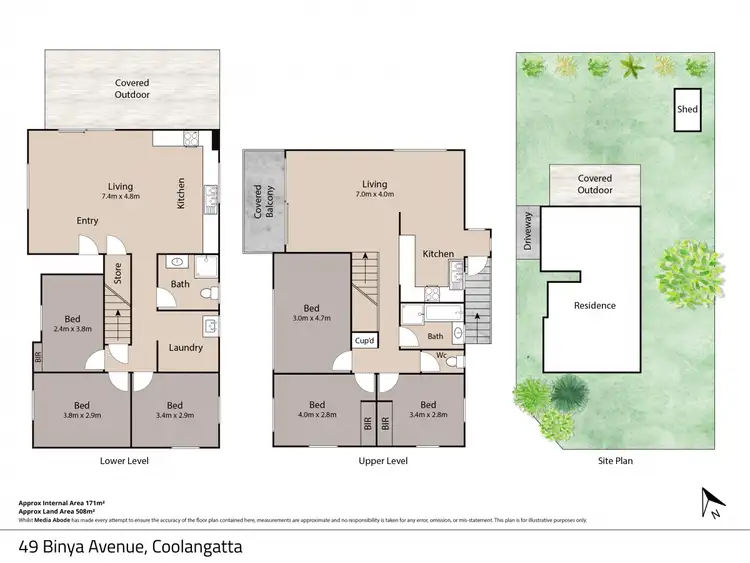 Floorplan of Homely house listing, 49 Binya Avenue, Coolangatta QLD 4225