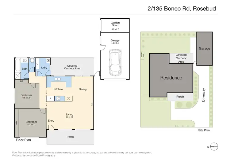 Floorplan of Homely unit listing, 2/135 Boneo Road, Rosebud VIC 3939