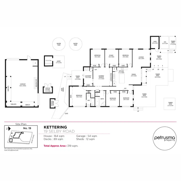 Floorplan of Homely house listing, 19 Selby Road, Kettering TAS 7155