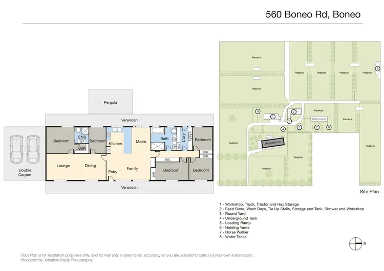 Floorplan of Homely house listing, 560 Boneo Road, Boneo VIC 3939