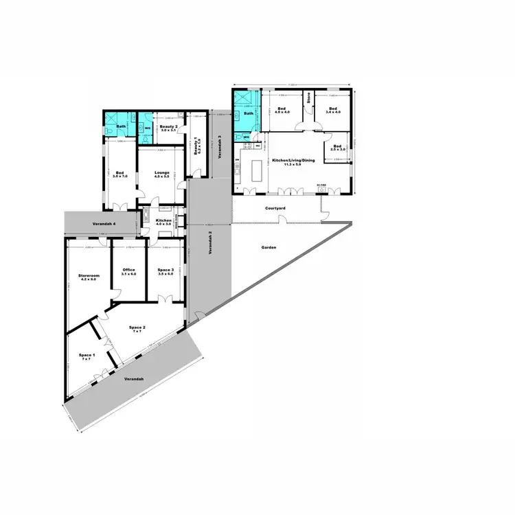 Floorplan of Homely house listing, 12 Bests Place, Burra SA 5417