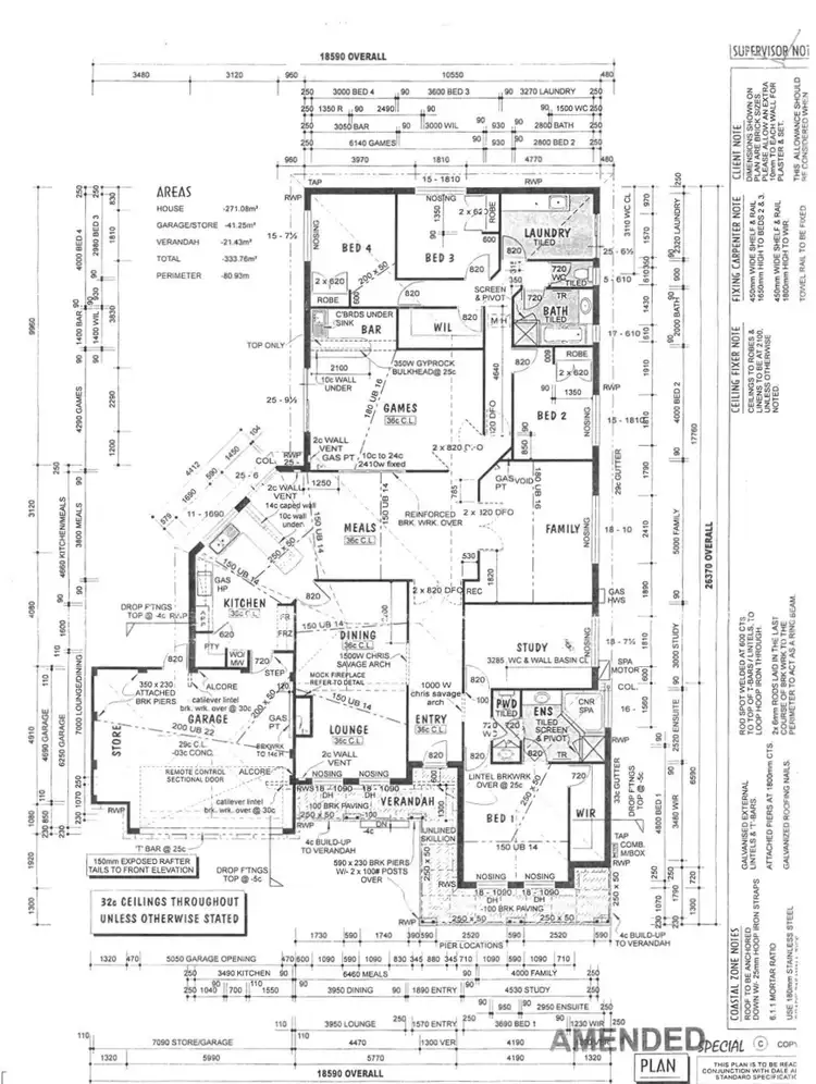 Floorplan of Homely house listing, 36 Miami Beach Promenade, Iluka WA 6028