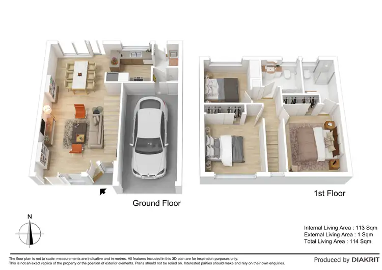 Floorplan of Homely townhouse listing, 17/48 Lemke Road, Taigum QLD 4018