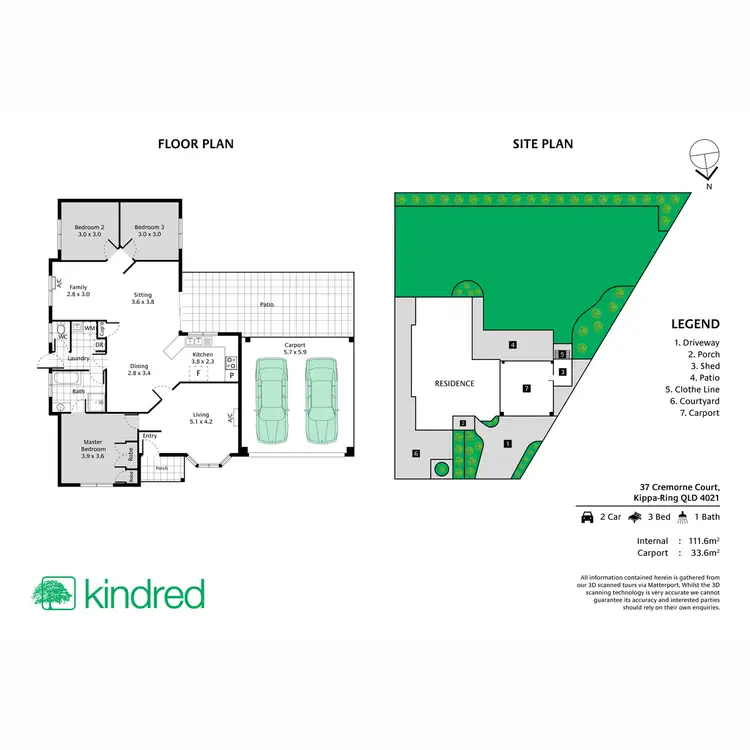 Floorplan of Homely house listing, 37 Cremorne Court, Kippa-Ring QLD 4021