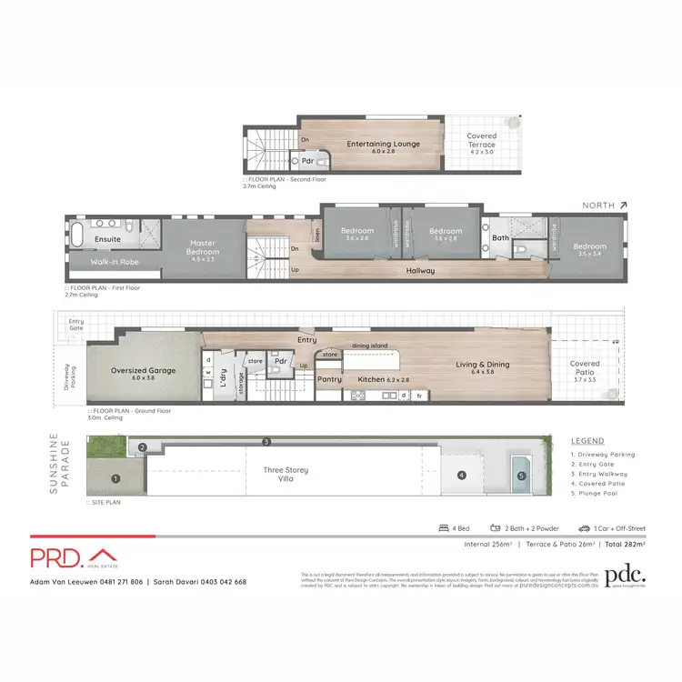 Floorplan of Homely semi-detached listing, 2/81 Sunshine Parade, Miami QLD 4220