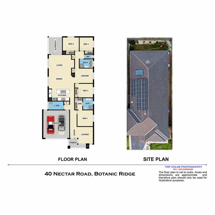 Floorplan of Homely house listing, 40 Nectar Road, Botanic Ridge VIC 3977