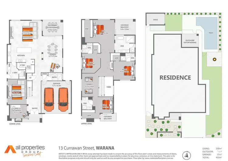 Floorplan of Homely house listing, 13 Currawan Street, Warana QLD 4575