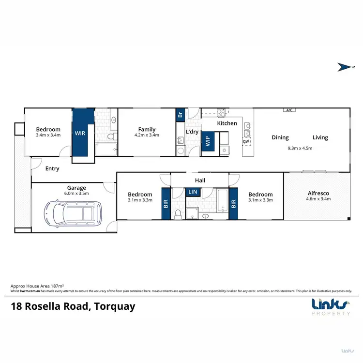 Floorplan of Homely house listing, 18 Rosella Road, Torquay VIC 3228