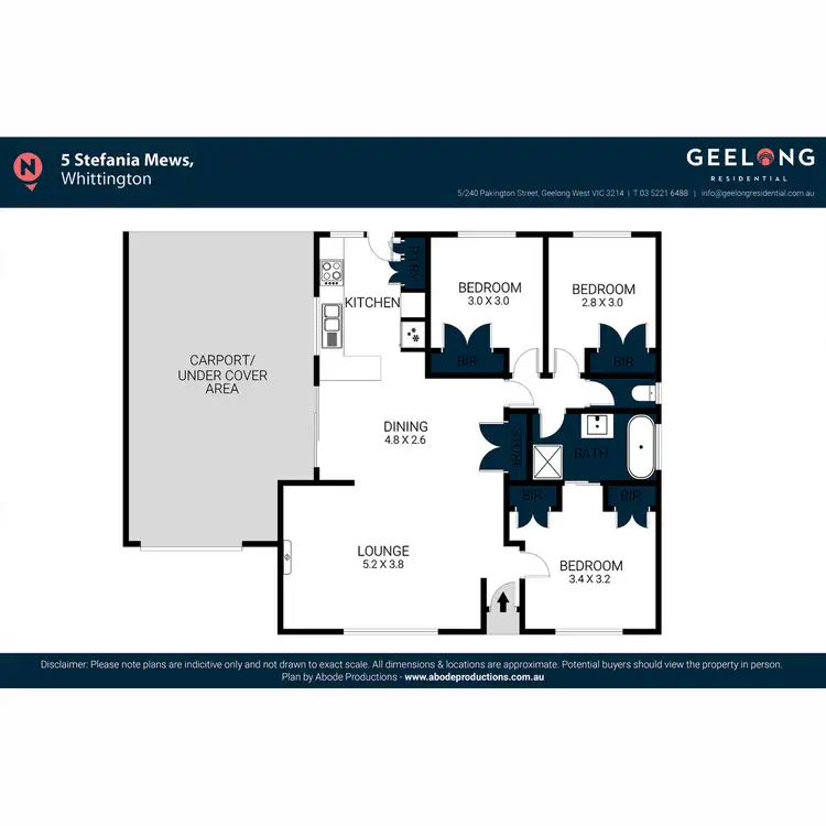 Floorplan of Homely house listing, 5 Stefania Mews, Whittington VIC 3219