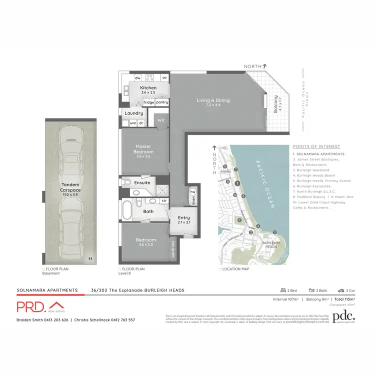 Floorplan of Homely apartment listing, 36/202 The Esplanade, Burleigh Heads QLD 4220