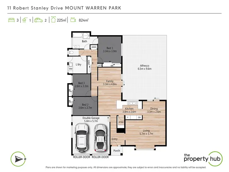 Floorplan of Homely house listing, 11 Robert Stanley Drive, Mount Warren Park QLD 4207