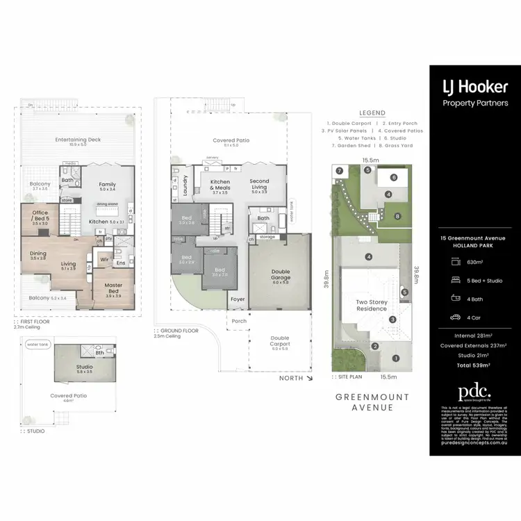 Floorplan of Homely house listing, 15 Greenmount Avenue, Holland Park QLD 4121
