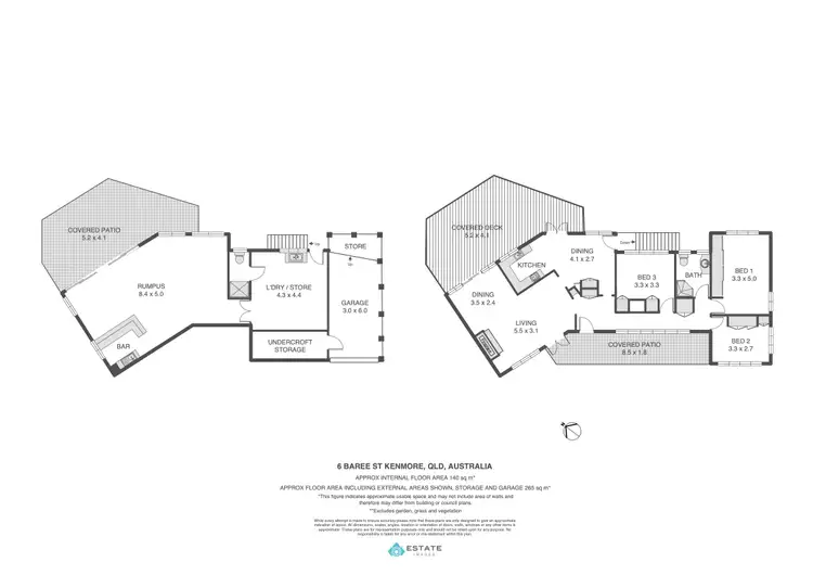 Floorplan of Homely house listing, 6 Baree Street, Kenmore QLD 4069