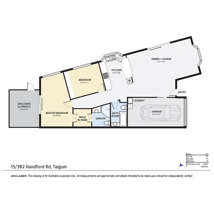 Floorplan of Homely villa listing, 13/382 Handford Road, Taigum QLD 4018