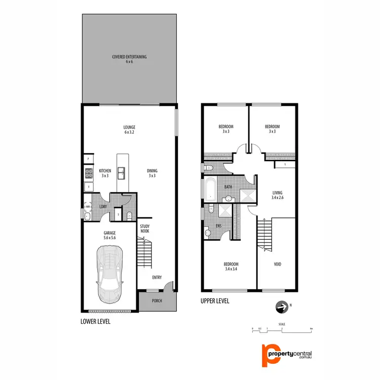 Floorplan of Homely townhouse listing, 13/5 Prings Road, Niagara Park NSW 2250